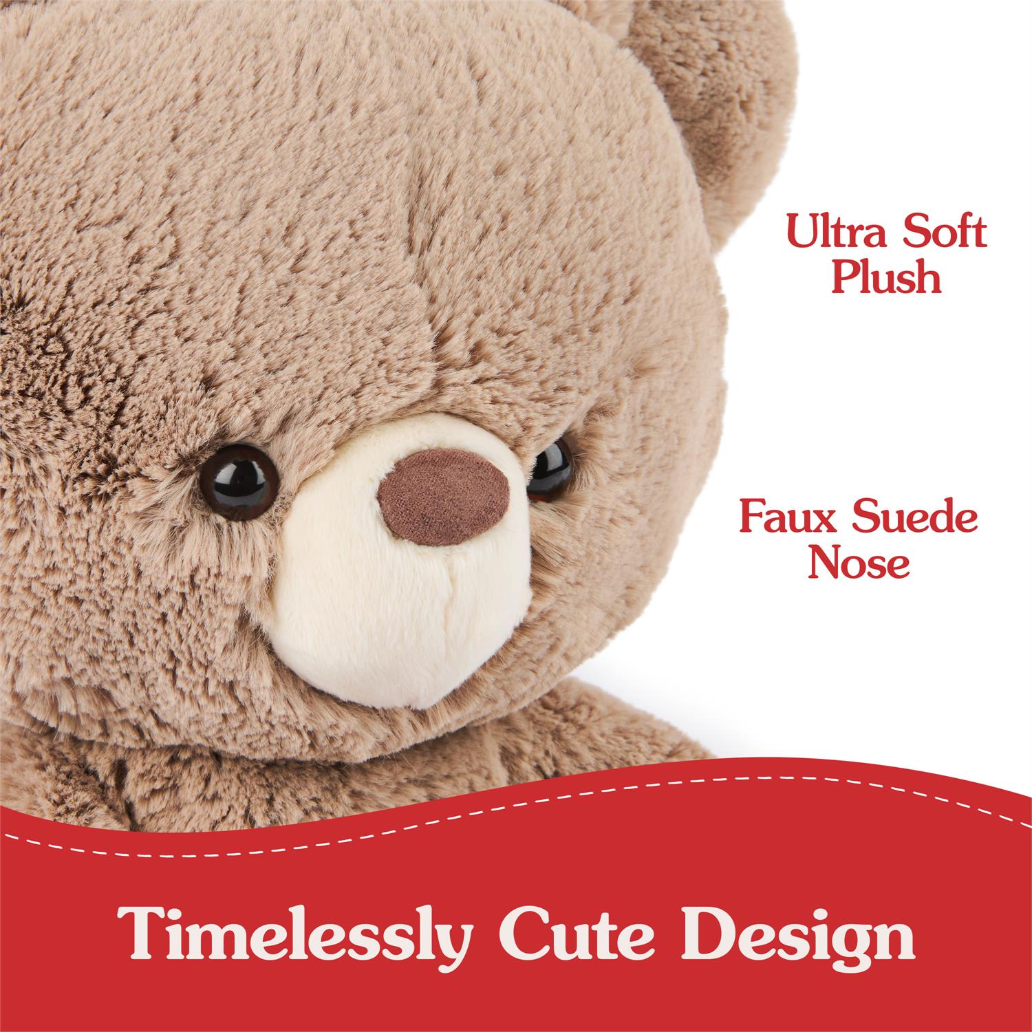 Plush Forever Friends Bear Kai Taupe 10" by Homeportonline