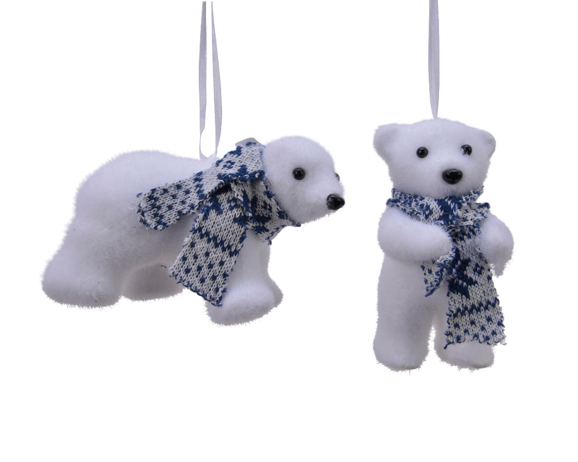 Frosty Polar Bear Ornament -