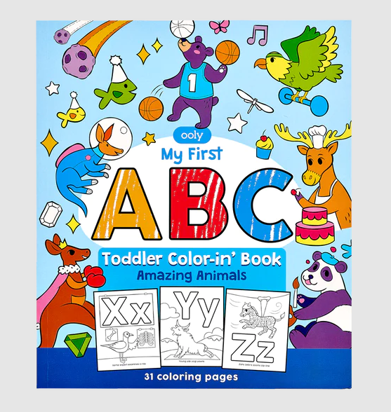 Coloring Book Toddler ABC Amazing Animals by Homeportonline