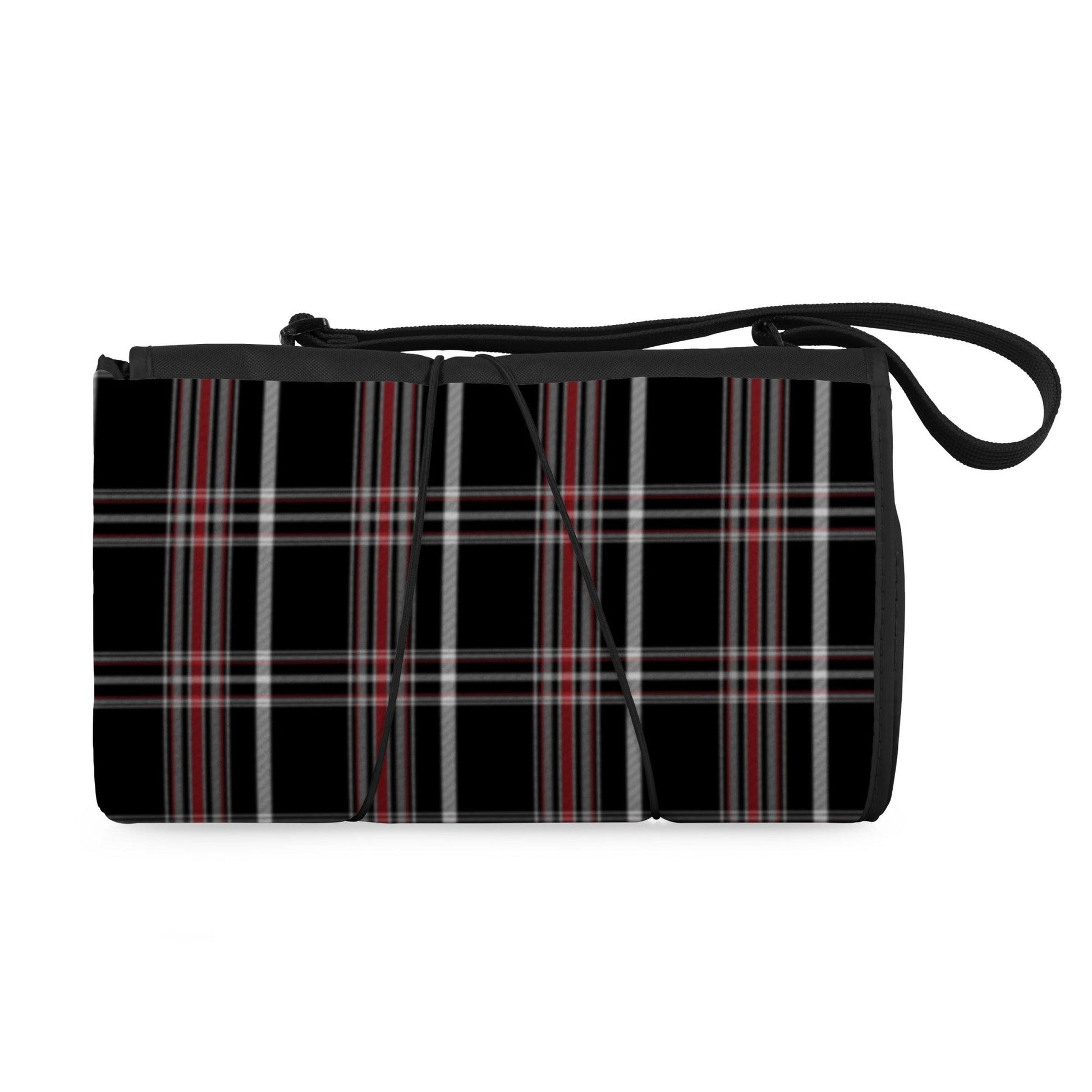The Blanket Tote - Black Tartan by Homeportonline