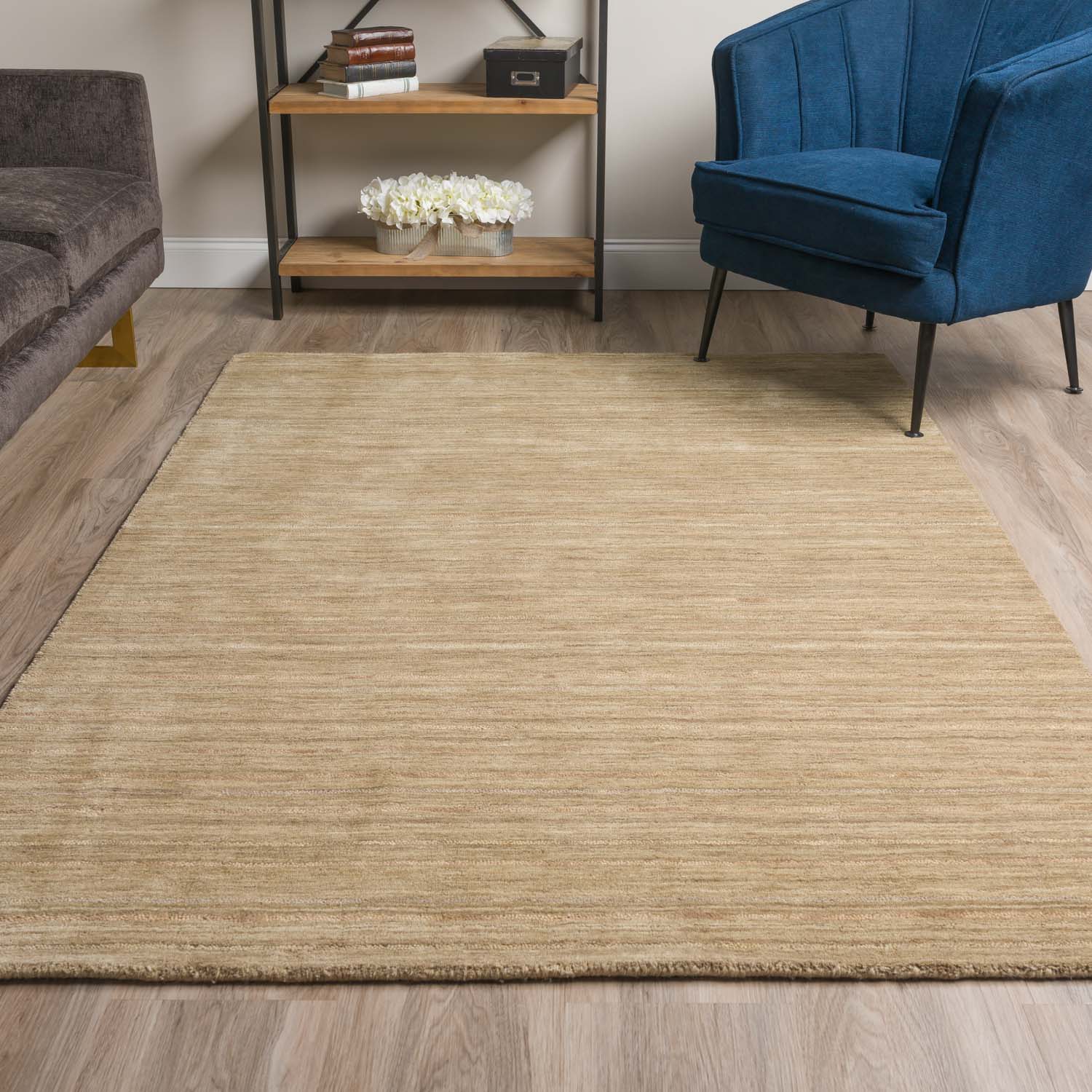Rafia Rug Taupe 5' X 7'6" by Homeportonline