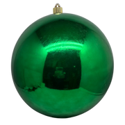 12" Commercial Shatterproof Ball Ornament - Emerald Green
