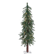 Pre-Lit Alpine Tree - 4 foot