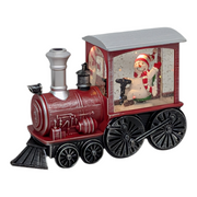 Lighted Snowglobe Train - Snowman