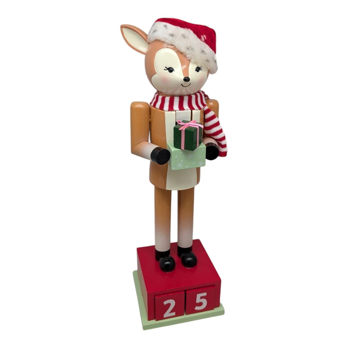 Reindeer Christmas Countdown Nutcracker