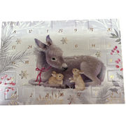 Joyful Winter Friends Advent Calendar Card