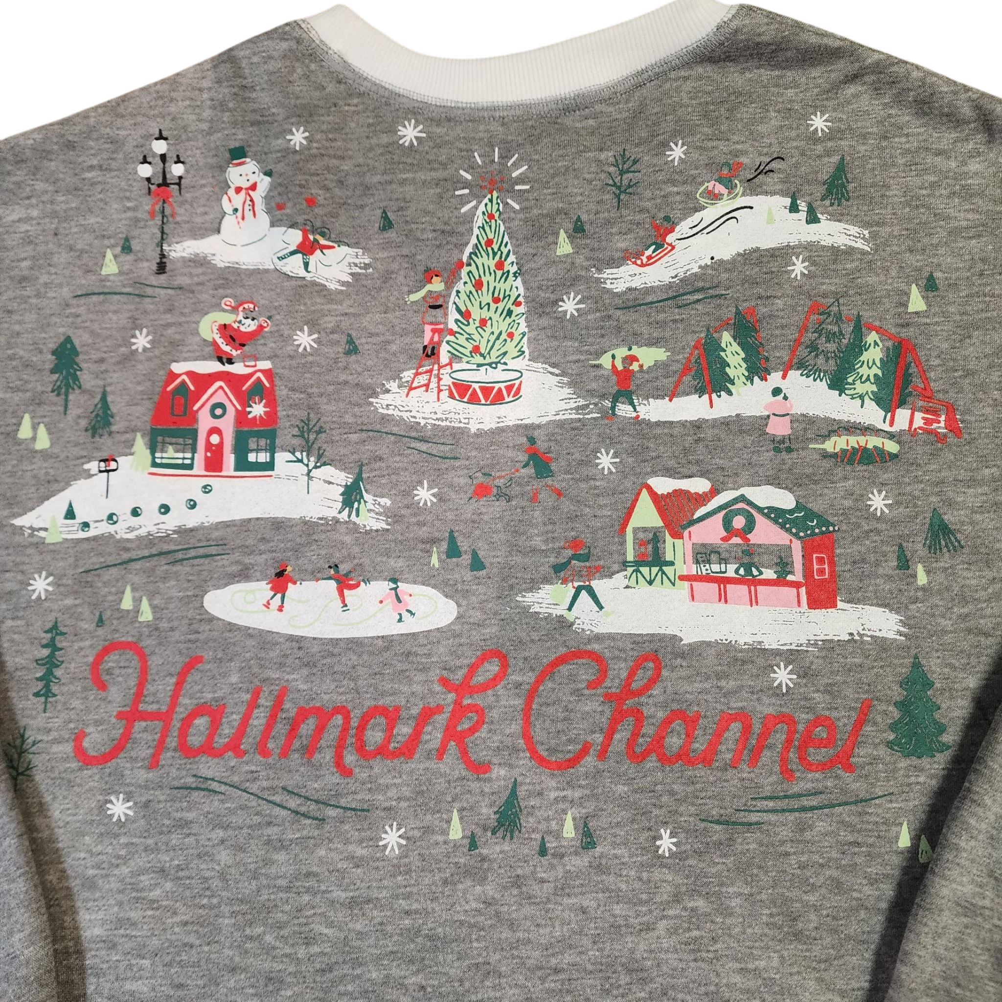 Comfy Cozy Oversized Hallmark Channel Sweatshirt -
