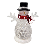 Lighted Shimmer Snowman - 4.5 inch