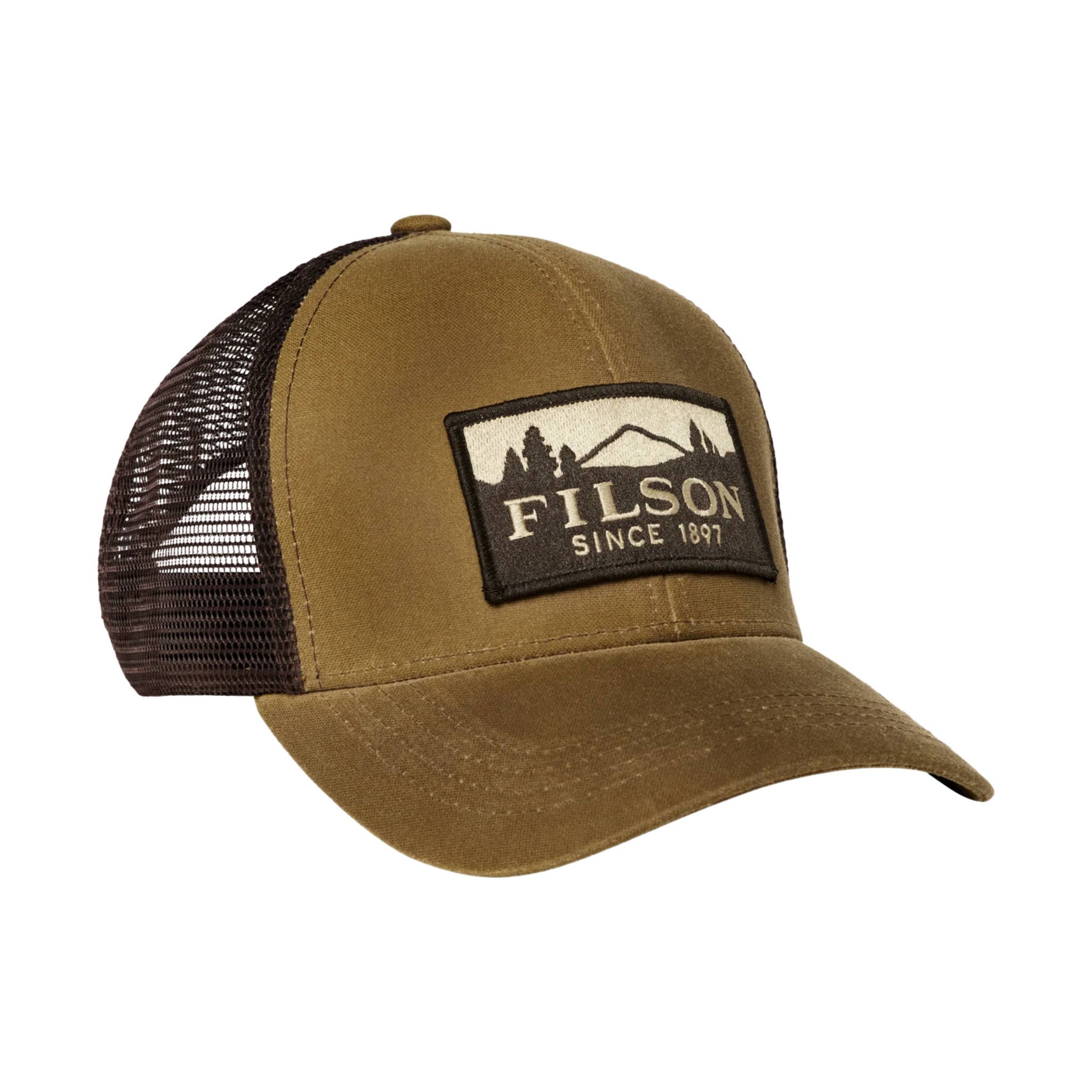Filson Logger Mesh Cap - Dark Tan by Lenny's Shoe & Apparel