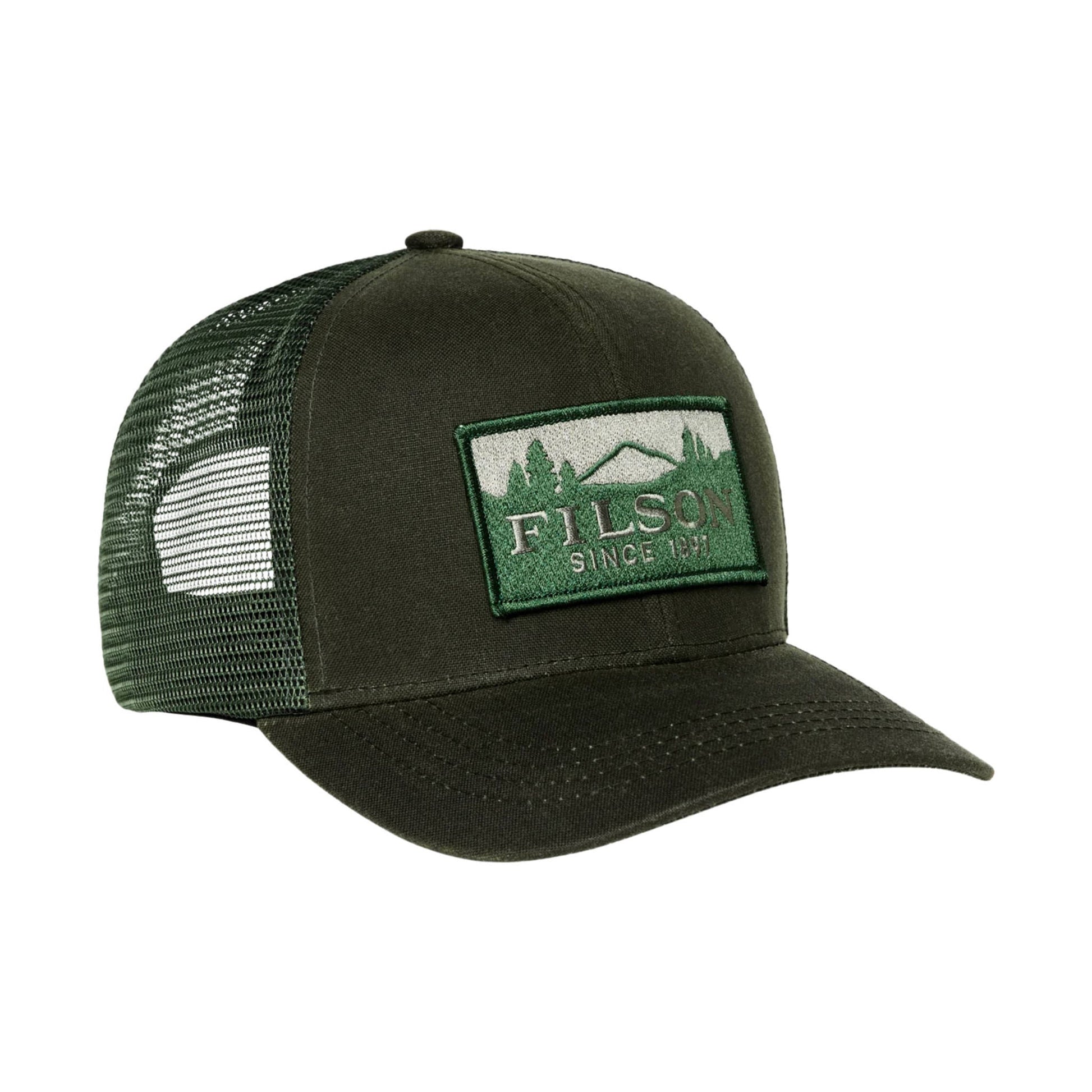 Filson Logger Mesh Cap - Otter Green by Lenny's Shoe & Apparel