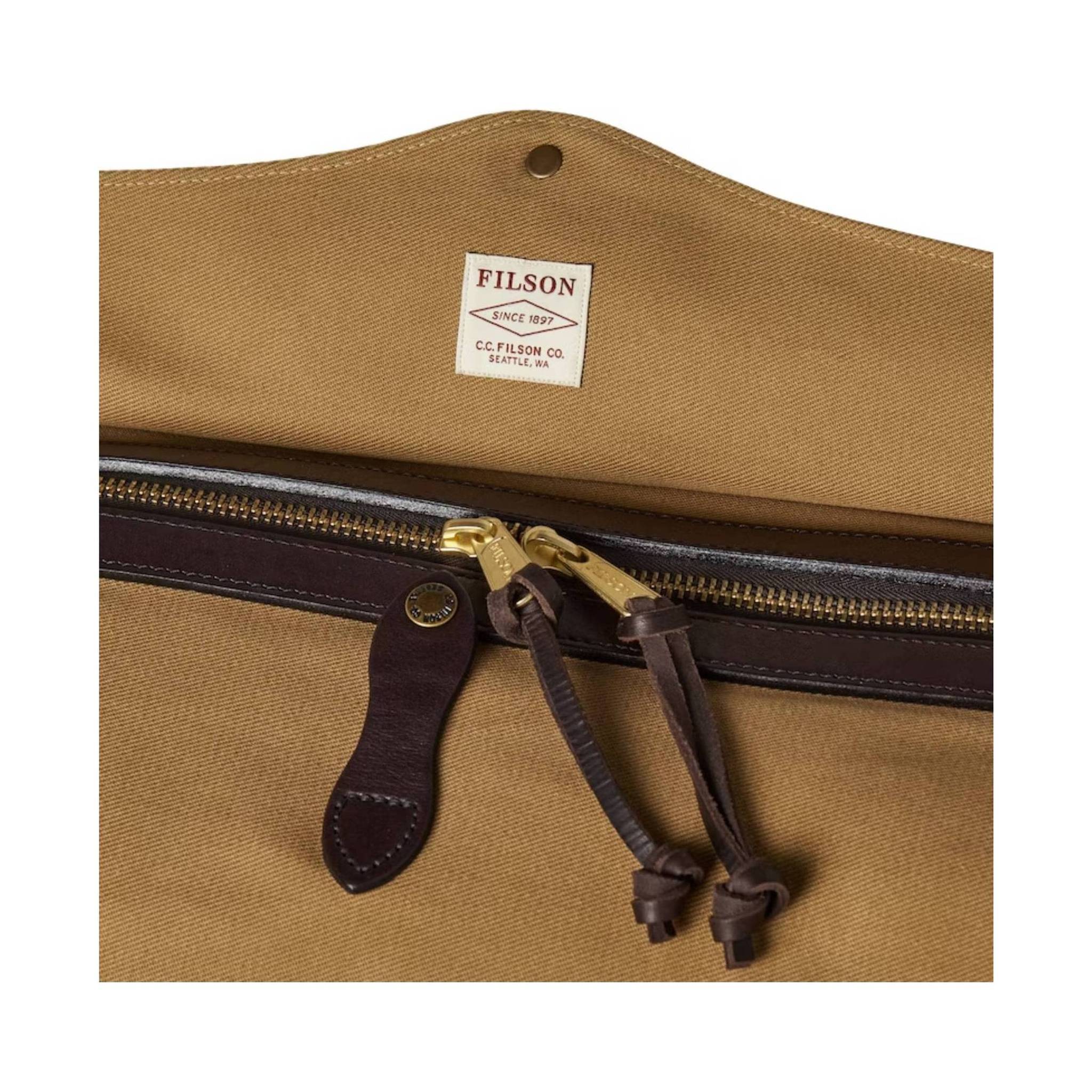 Filson Medium Duffle Bag - Tan by Lenny's Shoe & Apparel