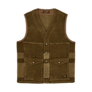 Filson Men's Beartooth Cruiser Vest - Marsh Olive Stripe by Lenny's Shoe & Apparel