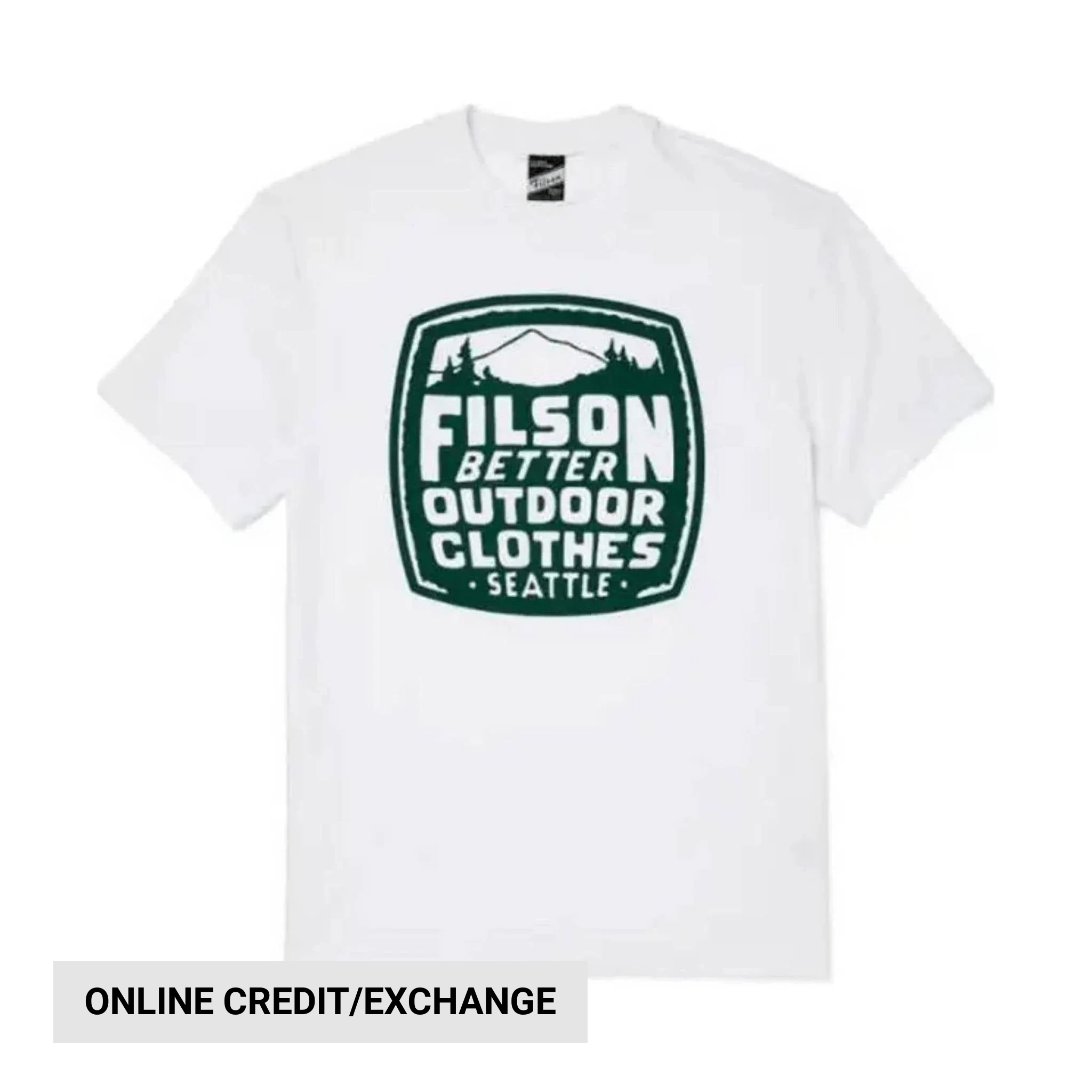 Filson Men's Buckshot T-Shirt - Bright White by Lenny's Shoe & Apparel
