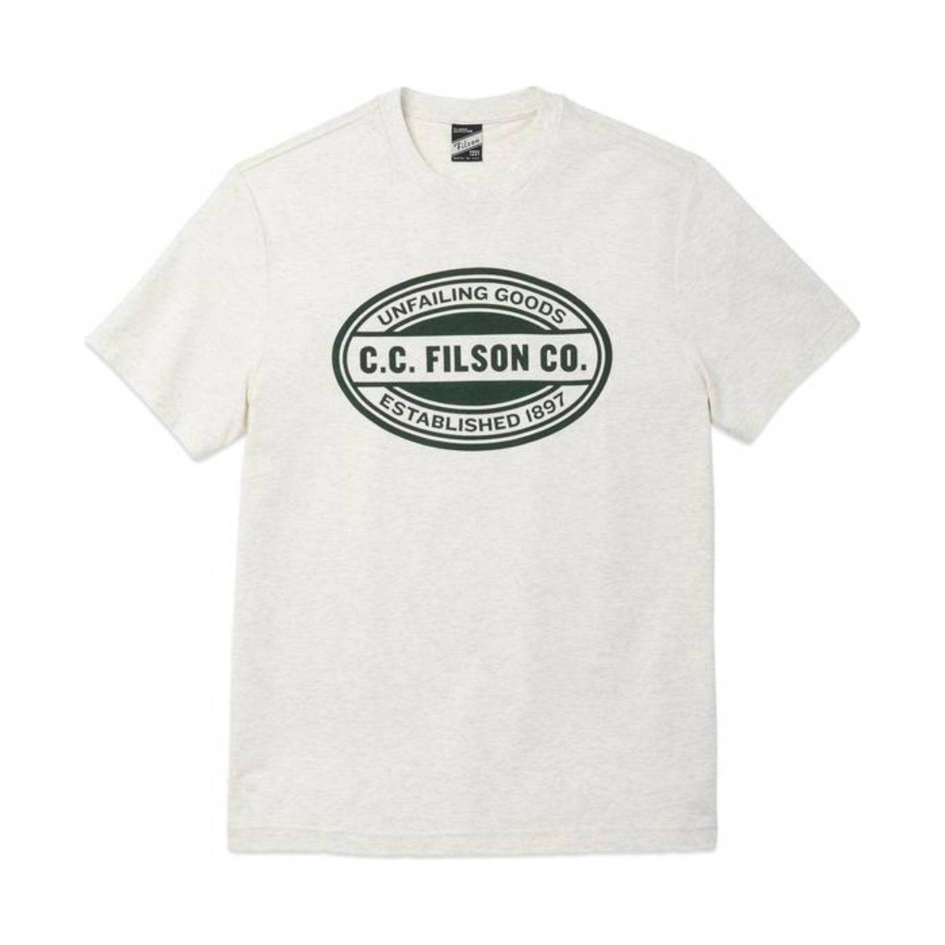 Filson Men's Buckshot T-Shirt - White by Lenny's Shoe & Apparel