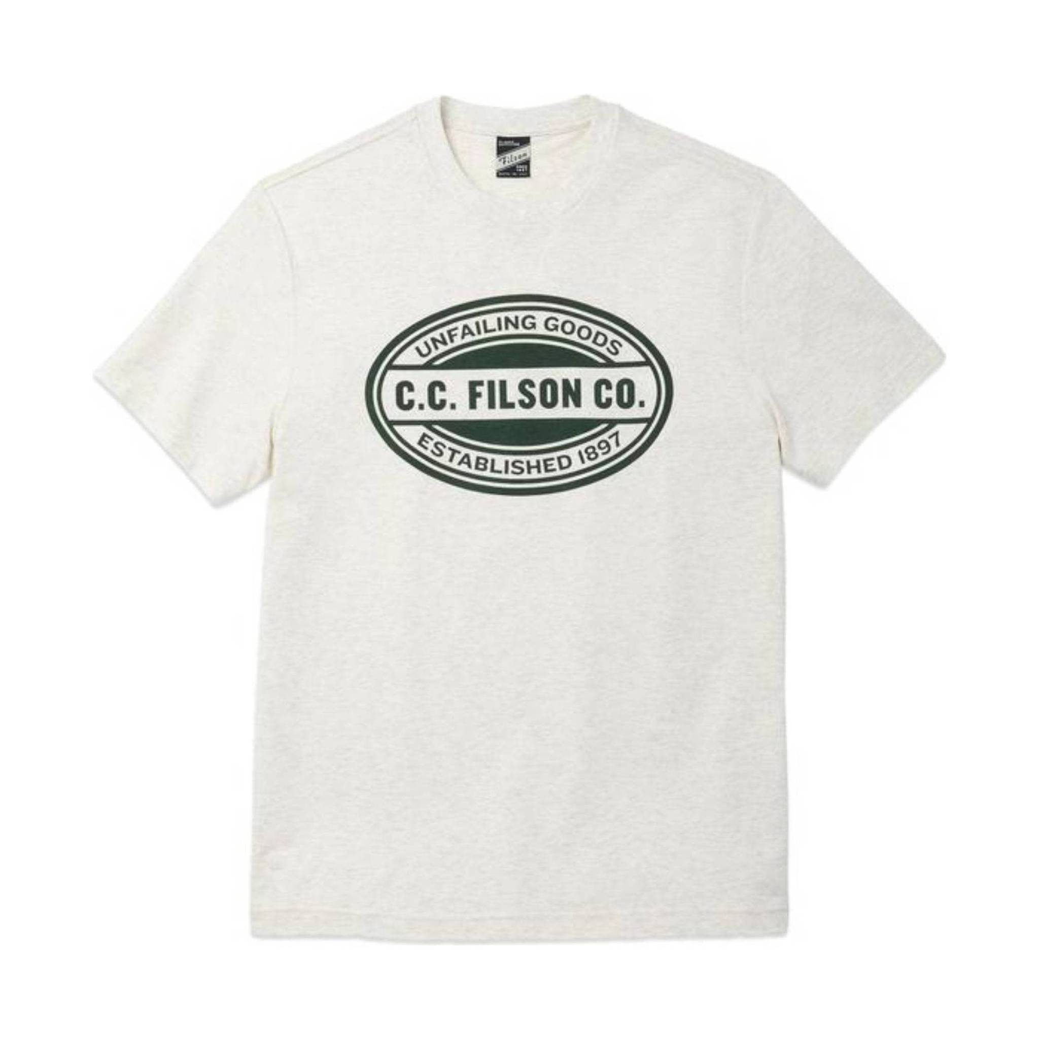 Filson Men's Buckshot T-Shirt - White by Lenny's Shoe & Apparel