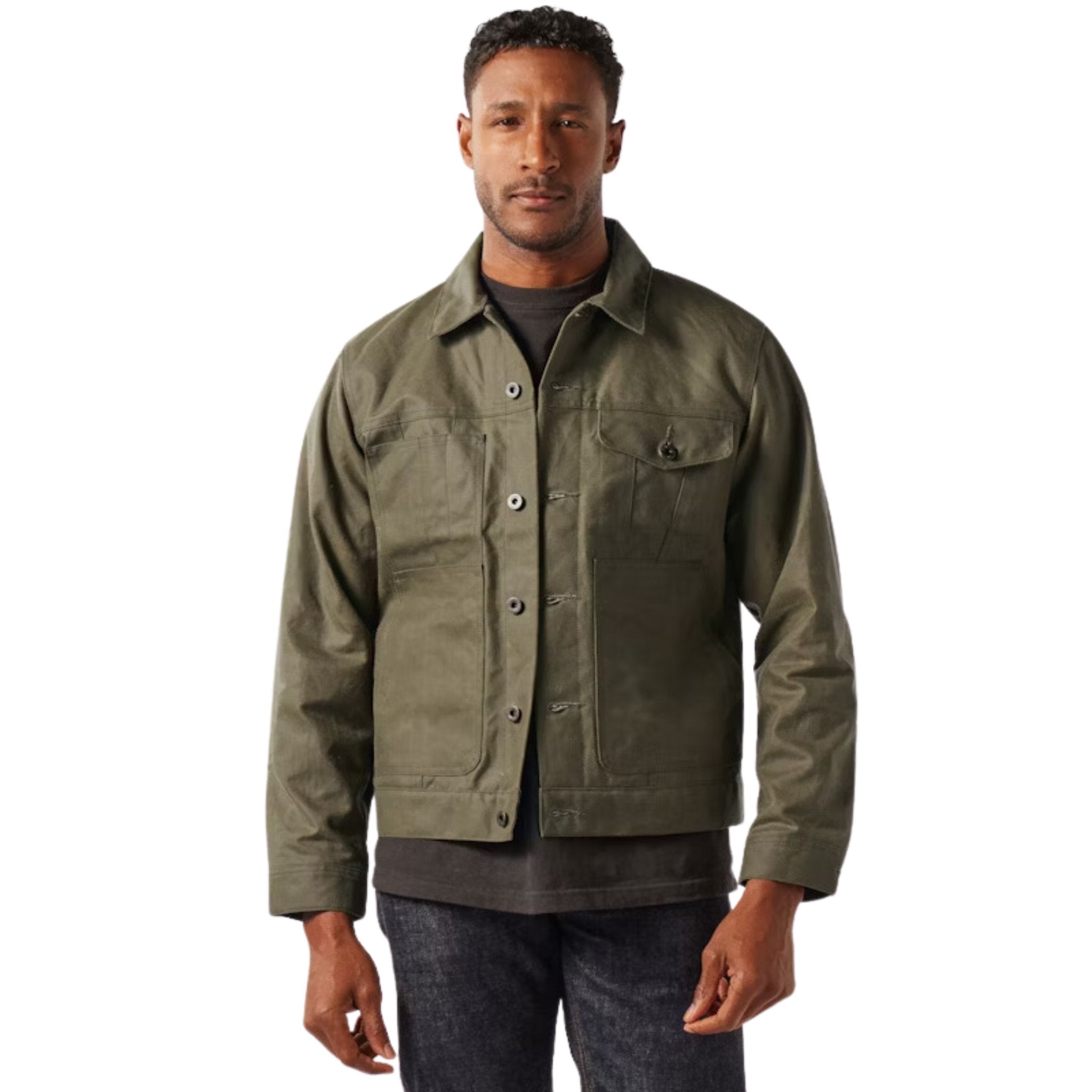 Filson Men's Short Lined Cruiser Jacket - Military Green by Lenny's Shoe & Apparel