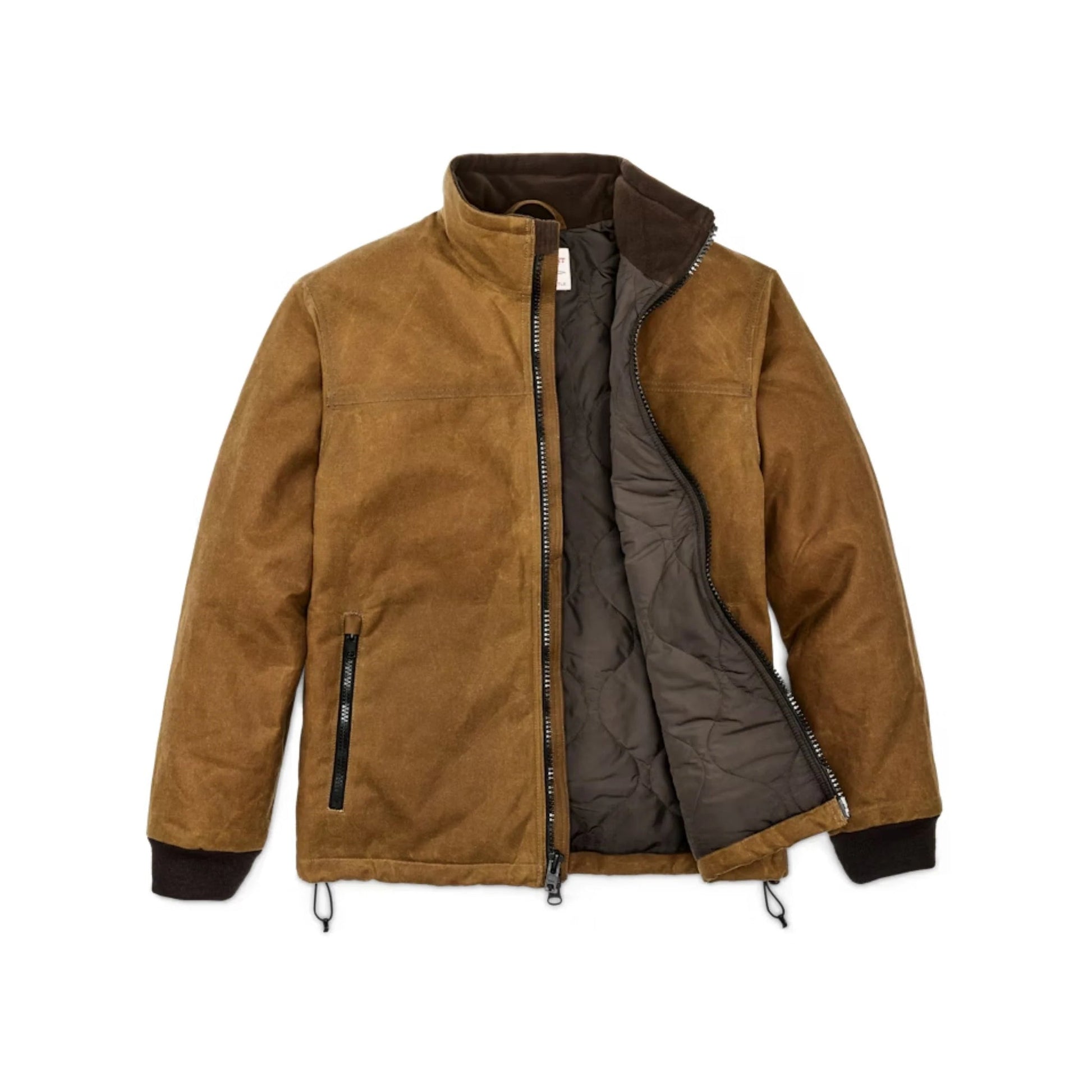 Filson Men's Tin Cloth Primaloft Jacket - Dark Tan by Lenny's Shoe & Apparel