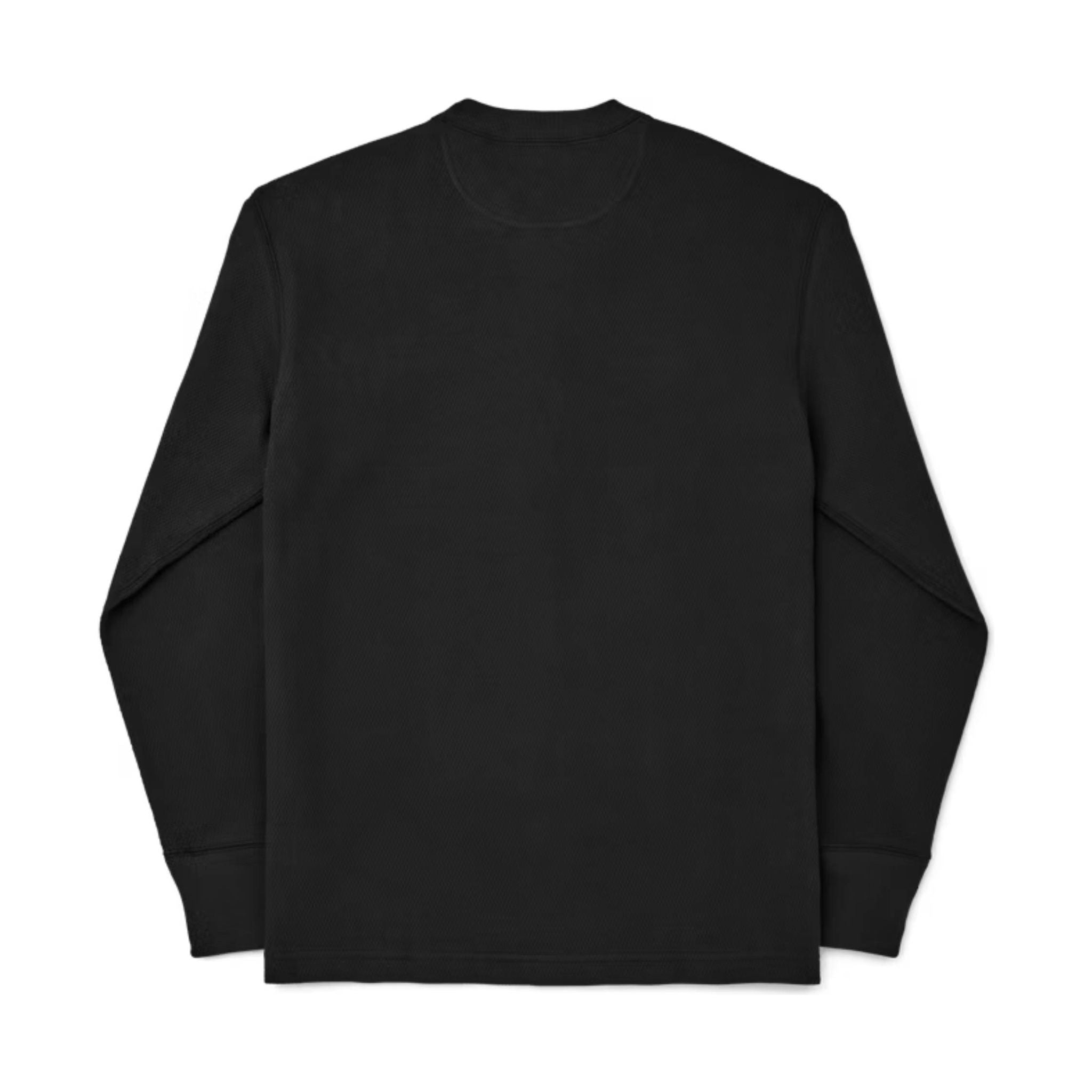 Filson Men's Waffle Knit Henley - Faded Black by Lenny's Shoe & Apparel