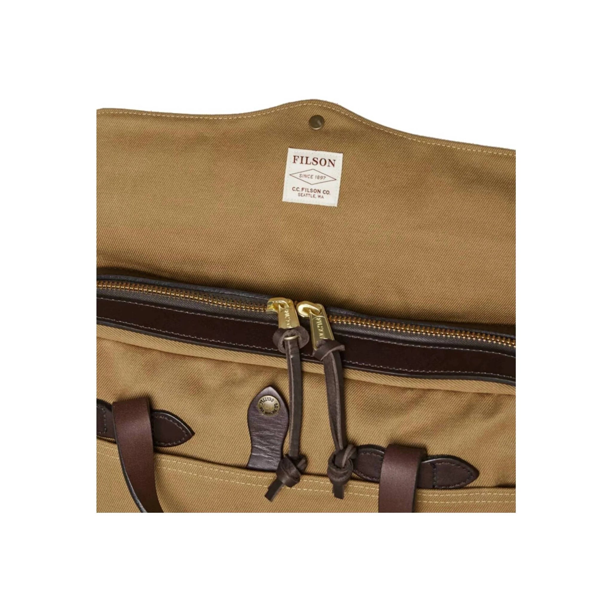 Filson Rugged Twill Original Briefcase - Tan by Lenny's Shoe & Apparel