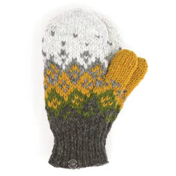 Fjall Mittens - Pure Wool - Knitted