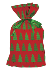 Wrap In A Hurry Jumbo Pull String Gift Bag - Tree Design
