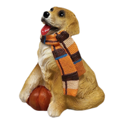 Charming Harvest Golden Retriever Figurine
