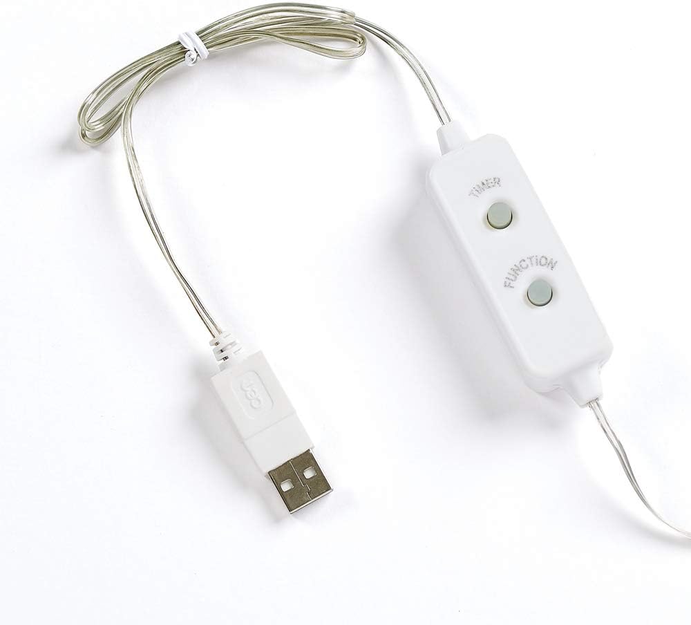 USB 50 LED (16 foot) Multifunction Starry Lights - Warm White