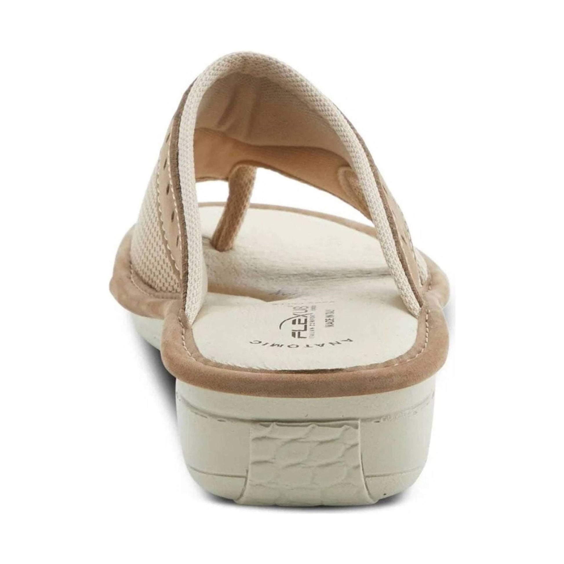 Flexus Pascalle Slide Sandal - Beige by Lenny's Shoe & Apparel