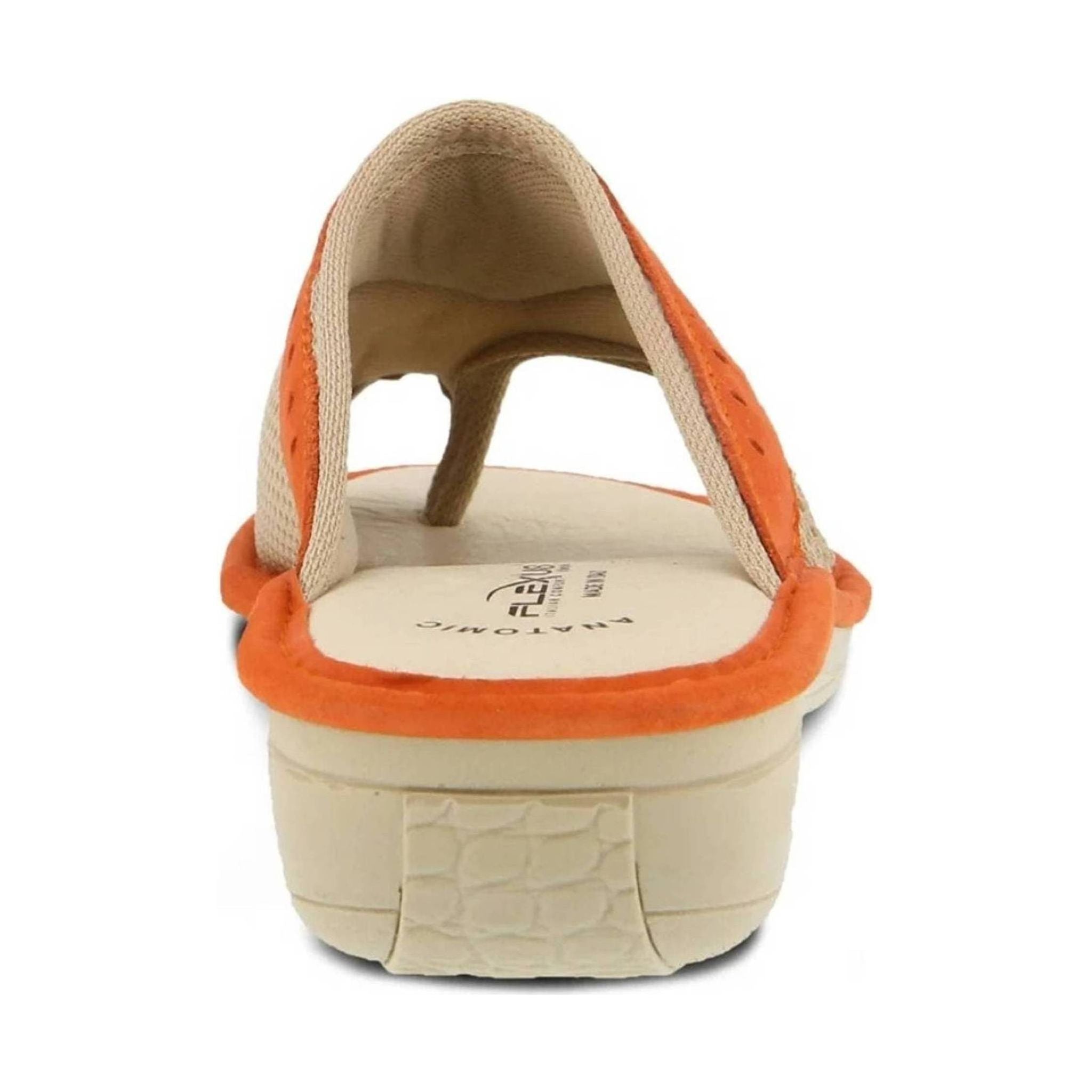 Flexus Pascalle Slide Sandal - Orange by Lenny's Shoe & Apparel