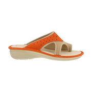 Flexus Pascalle Slide Sandal - Orange by Lenny's Shoe & Apparel