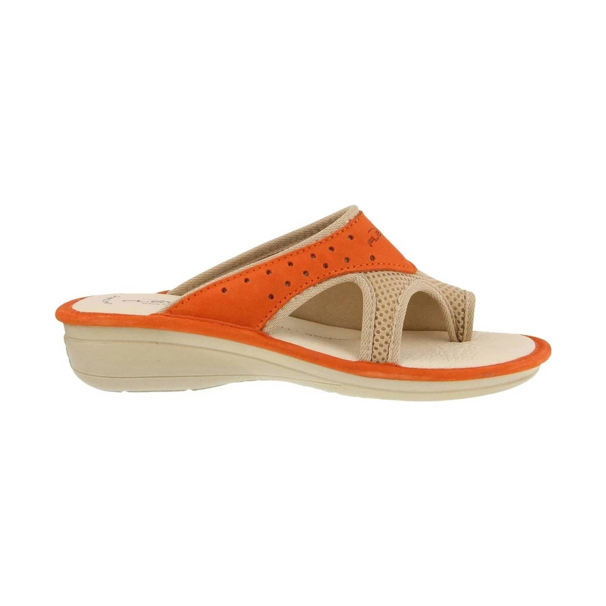 Flexus Pascalle Slide Sandal - Orange by Lenny's Shoe & Apparel