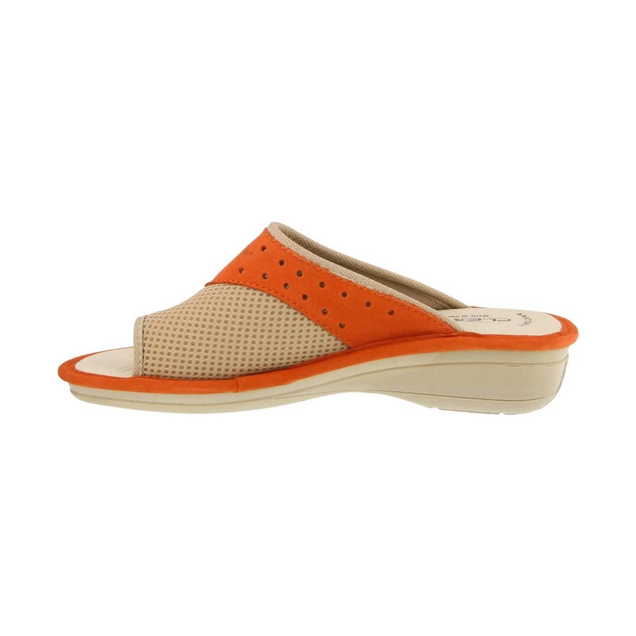 Flexus Pascalle Slide Sandal - Orange by Lenny's Shoe & Apparel