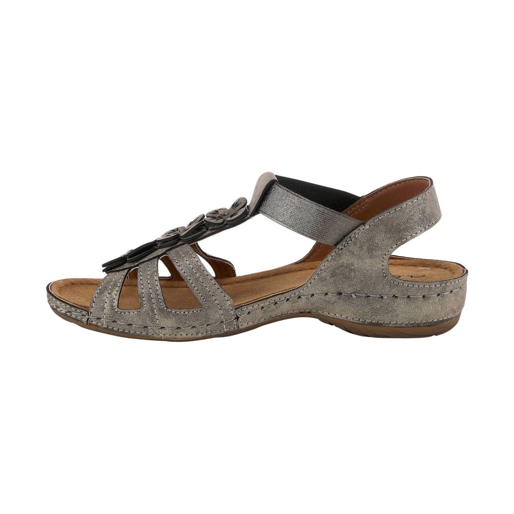 Flexus Women's Adede Slingback Sandal - Pewter by Lenny's Shoe & Apparel