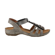 Flexus Women's Adede Slingback Sandal - Pewter by Lenny's Shoe & Apparel