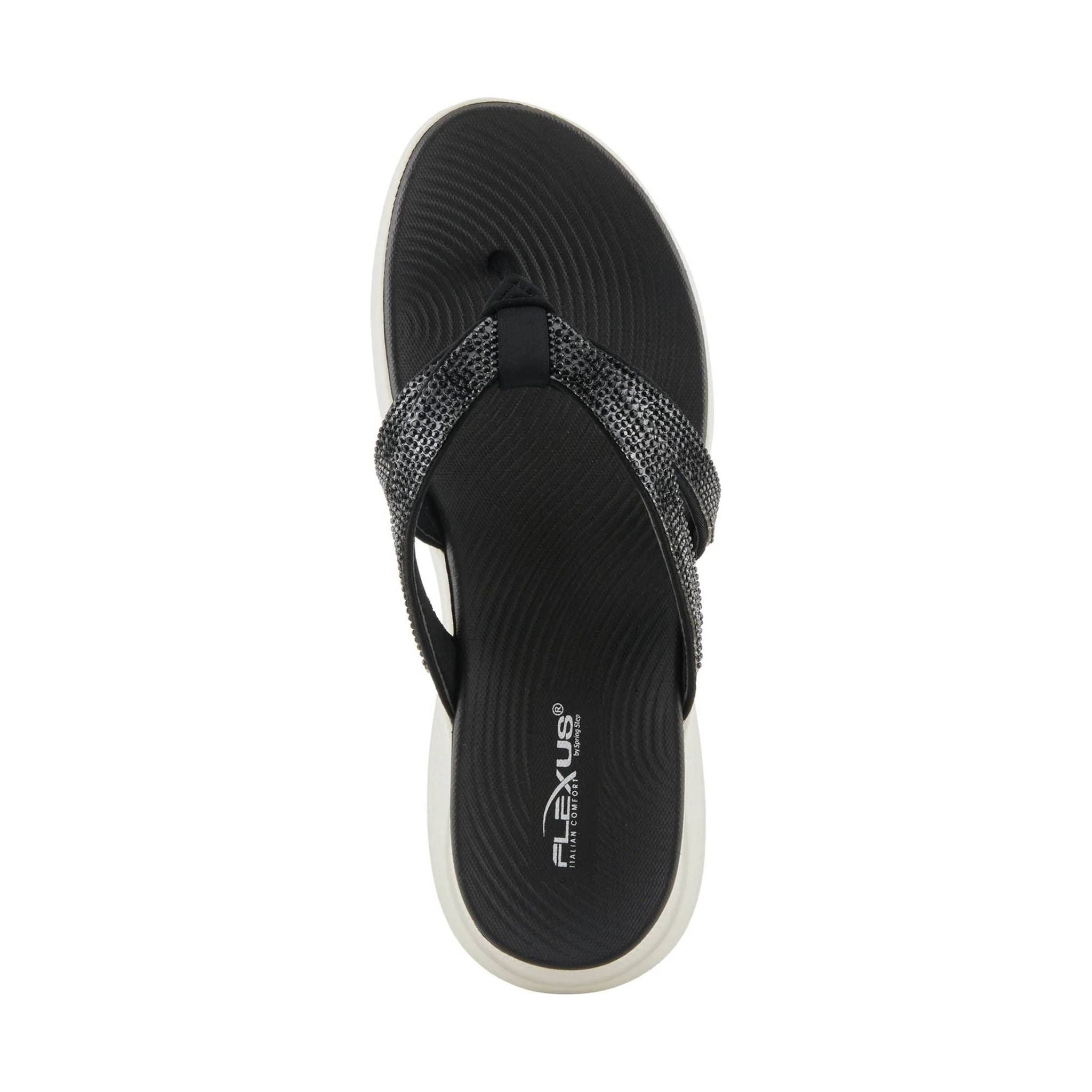 Flexus Women's Ashine Sandals - Black by Lenny's Shoe & Apparel