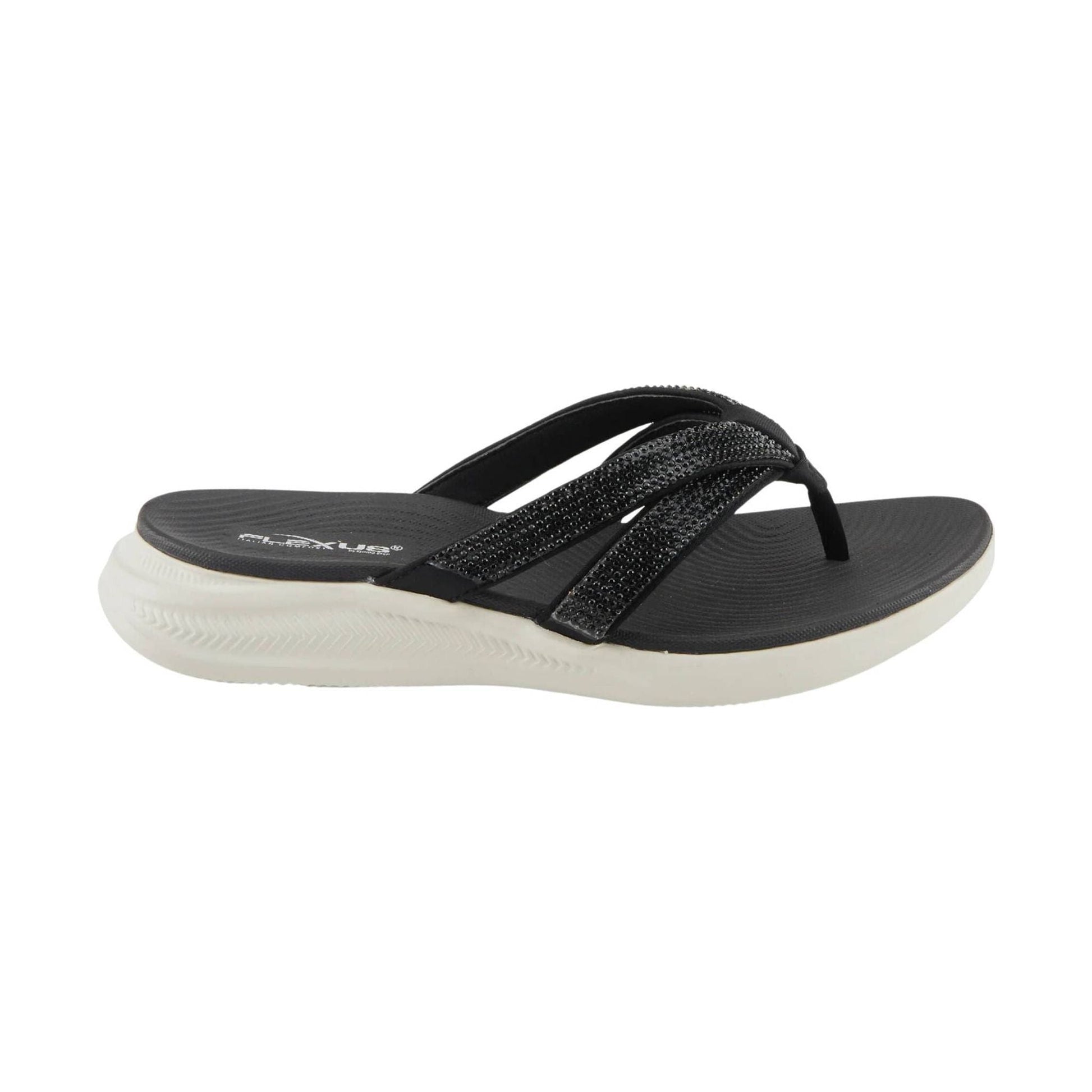 Flexus Women's Ashine Sandals - Black by Lenny's Shoe & Apparel