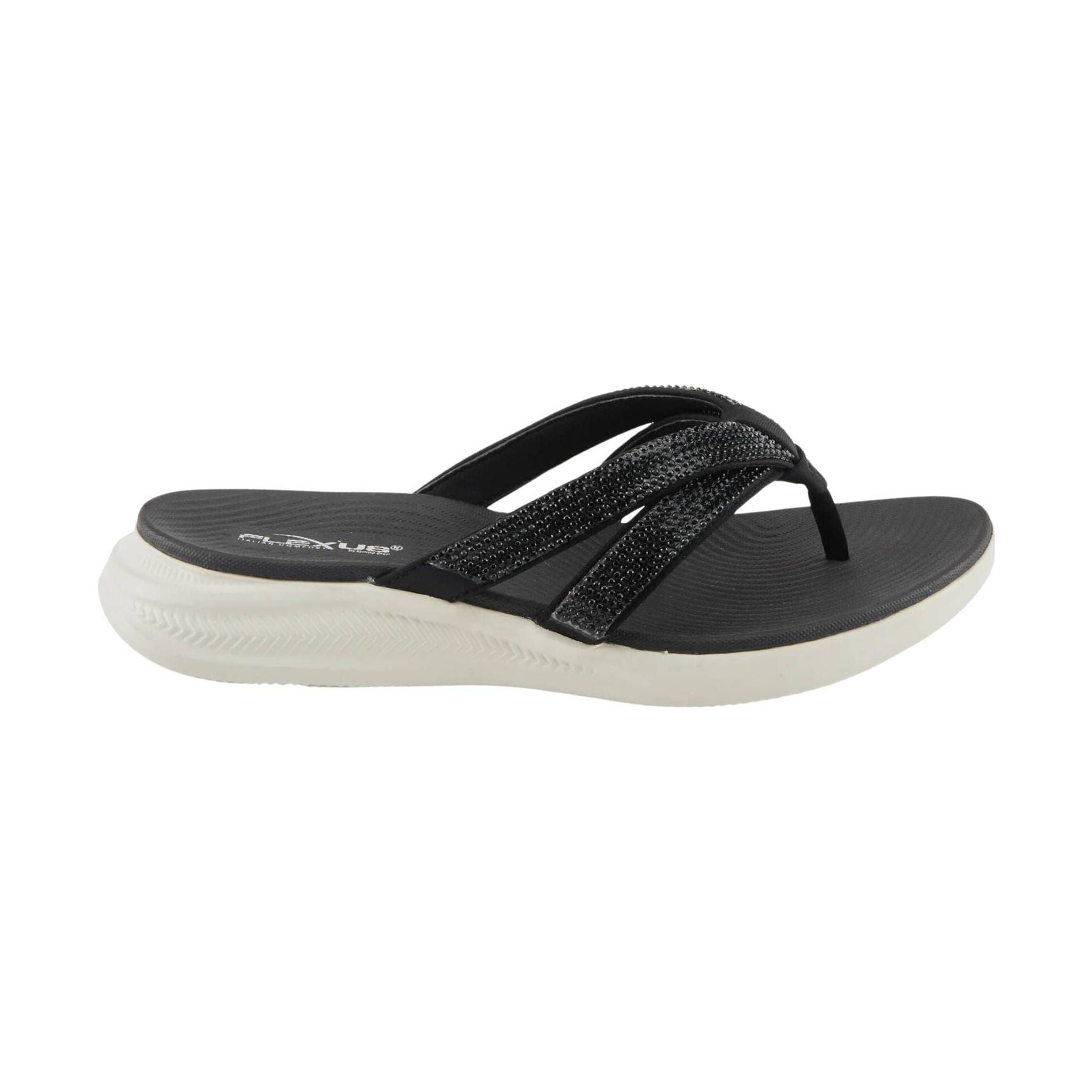 Flexus Women's Ashine Sandals - Black by Lenny's Shoe & Apparel