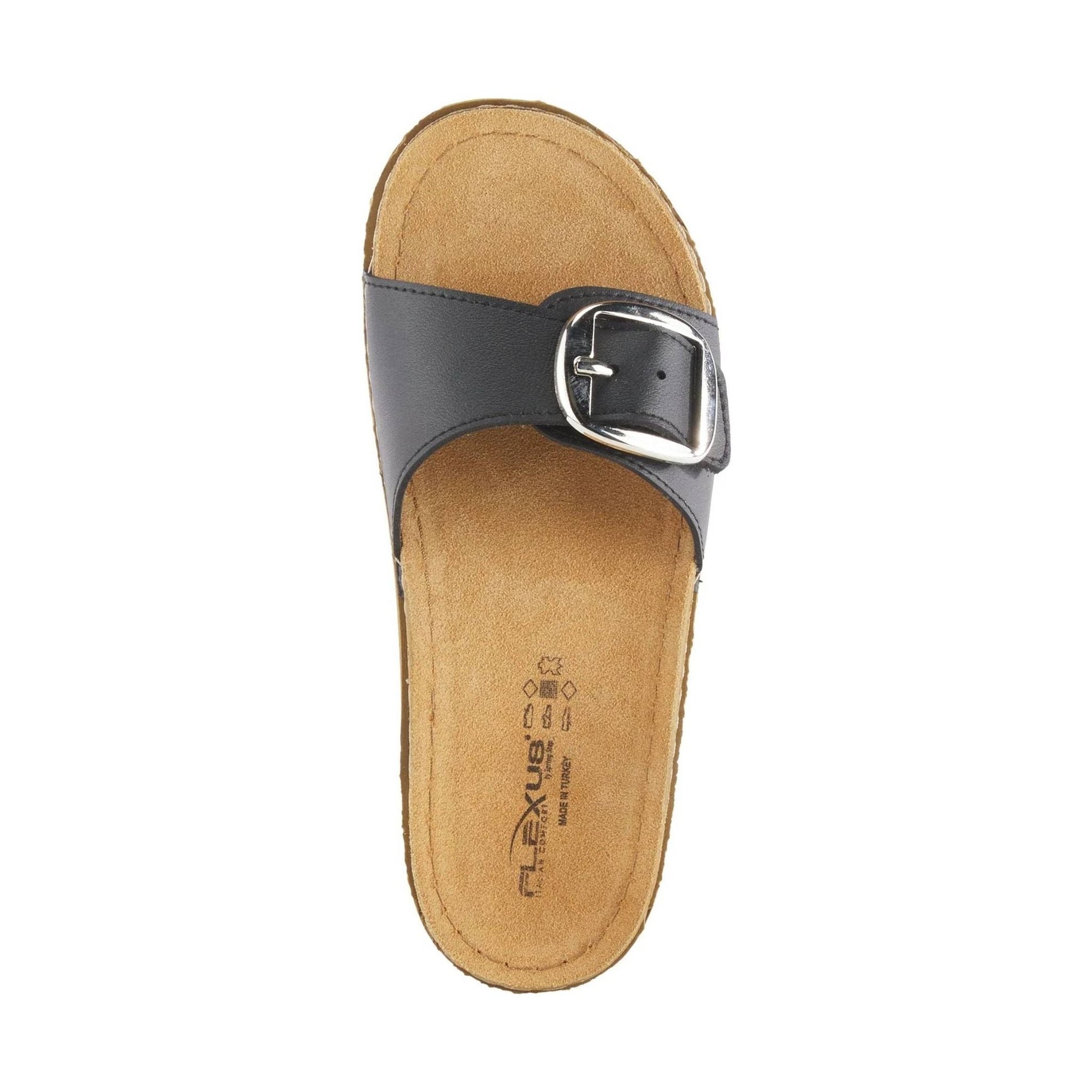 Flexus Women's Baronca Sandal - Black by Lenny's Shoe & Apparel