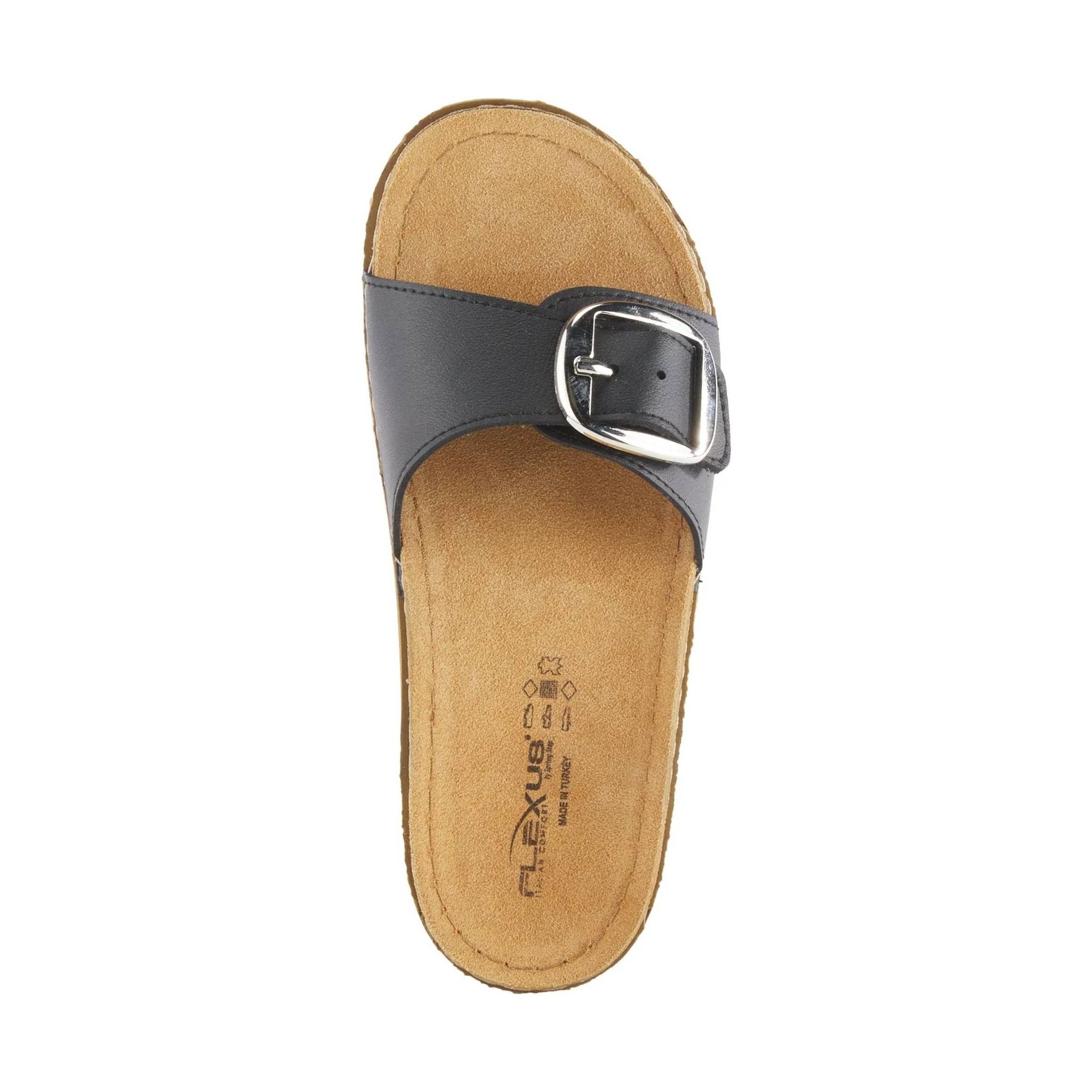 Flexus Women's Baronca Sandal - Black by Lenny's Shoe & Apparel