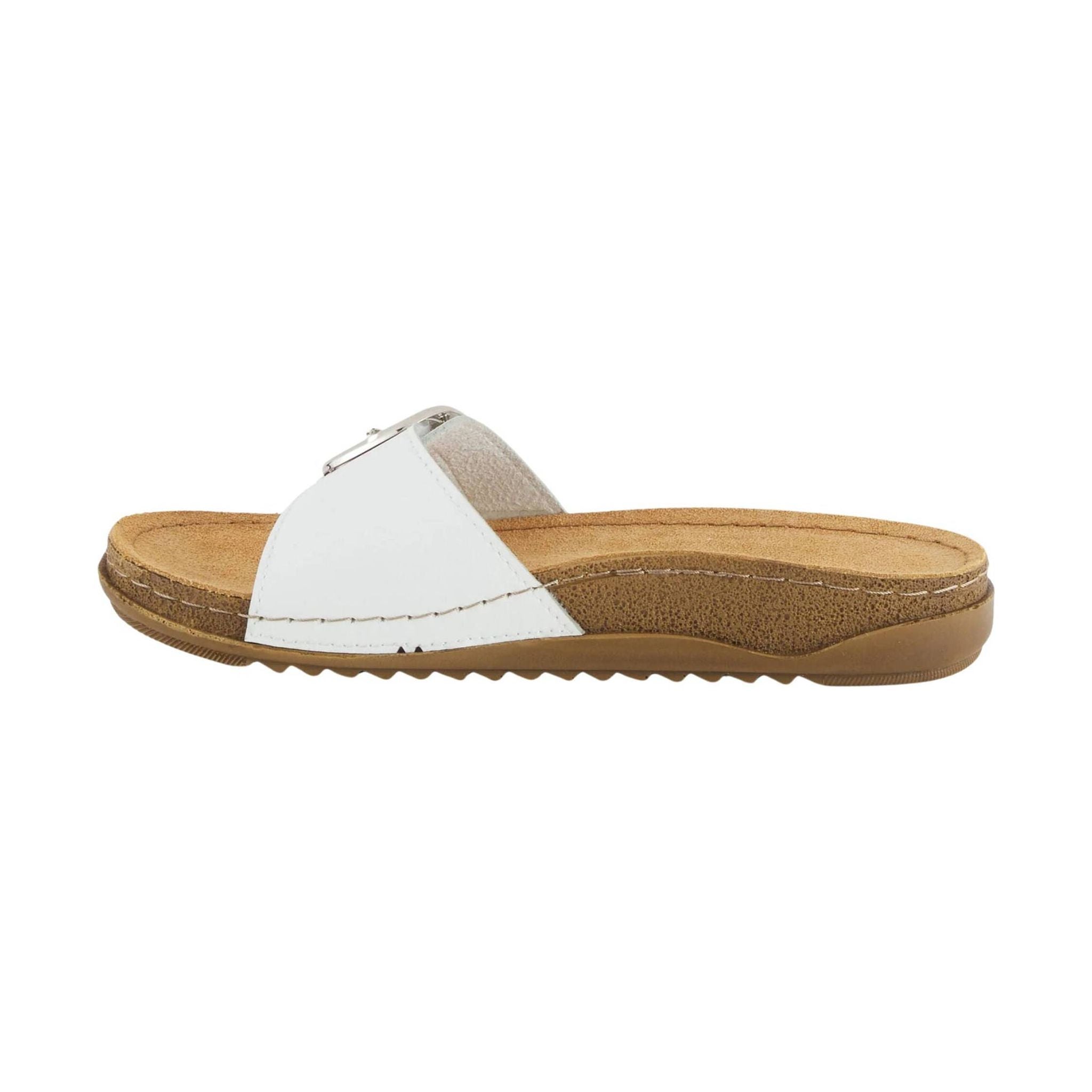 Flexus Women's Baronca Sandal - White by Lenny's Shoe & Apparel