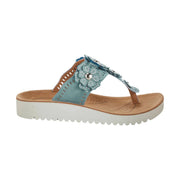Flexus Women's Bayview Thong Sandals - Sky Blue by Lenny's Shoe & Apparel