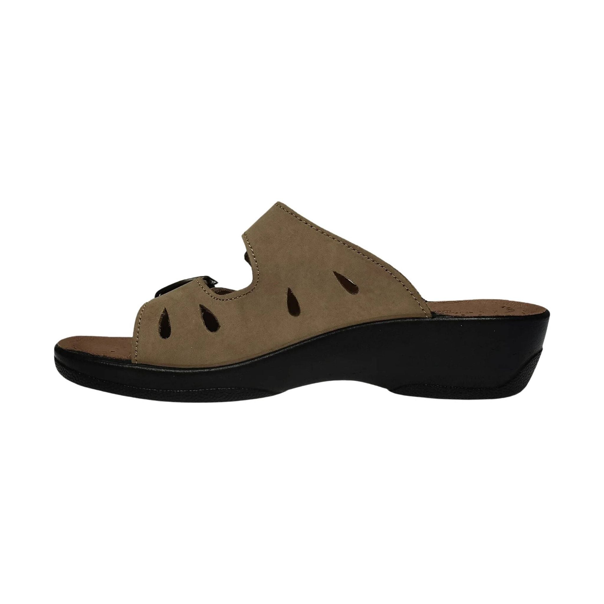 Flexus Women's Decca Slide Sandals - Beige by Lenny's Shoe & Apparel