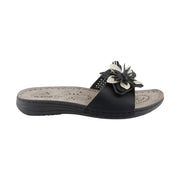 Flexus Women's Flowerstars Sandals - Black by Lenny's Shoe & Apparel