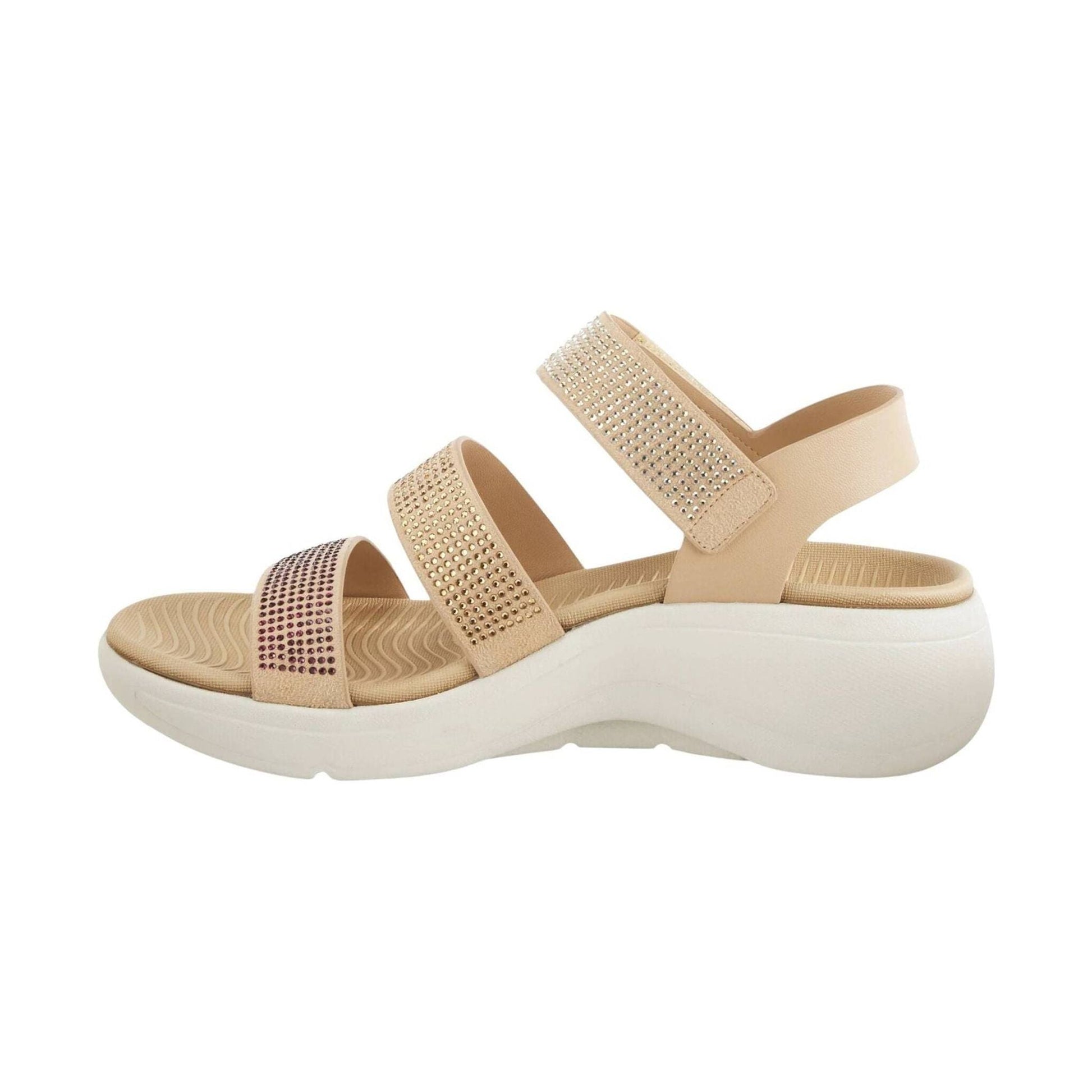 Flexus Women's Jazzy Sandals - Beige by Lenny's Shoe & Apparel