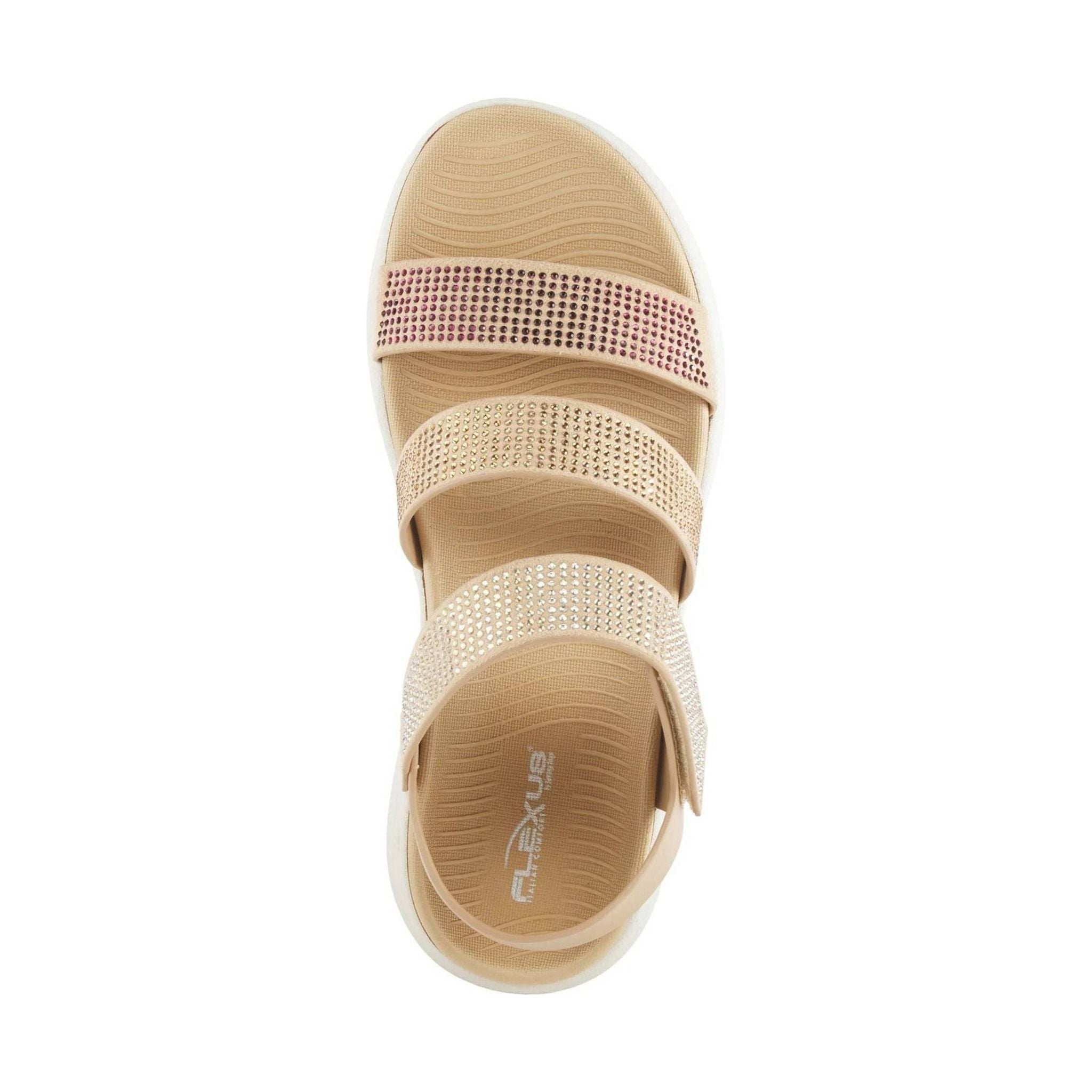 Flexus Women's Jazzy Sandals - Beige by Lenny's Shoe & Apparel