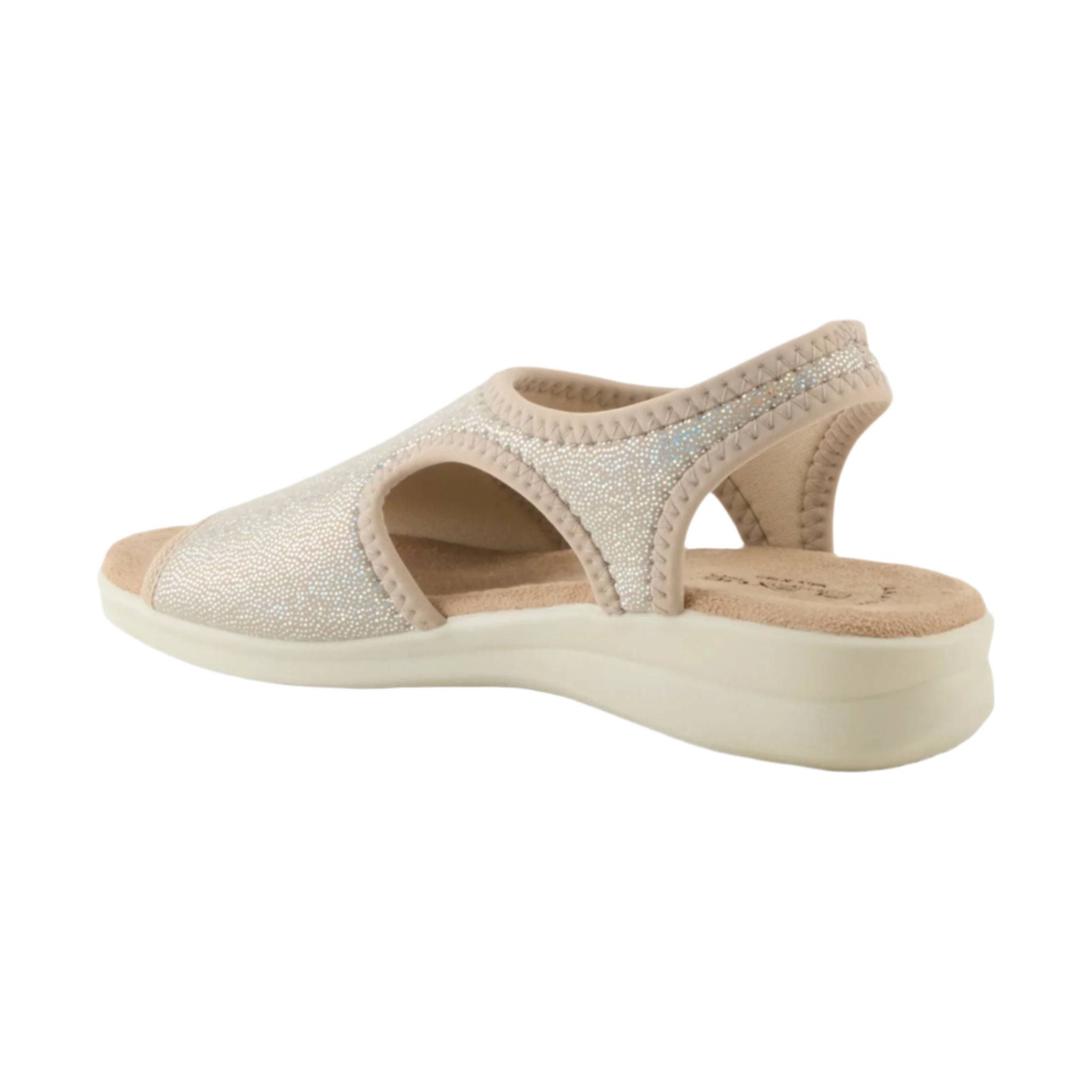 Flexus Women's Nyaman Pindott Sandal - Gold by Lenny's Shoe & Apparel