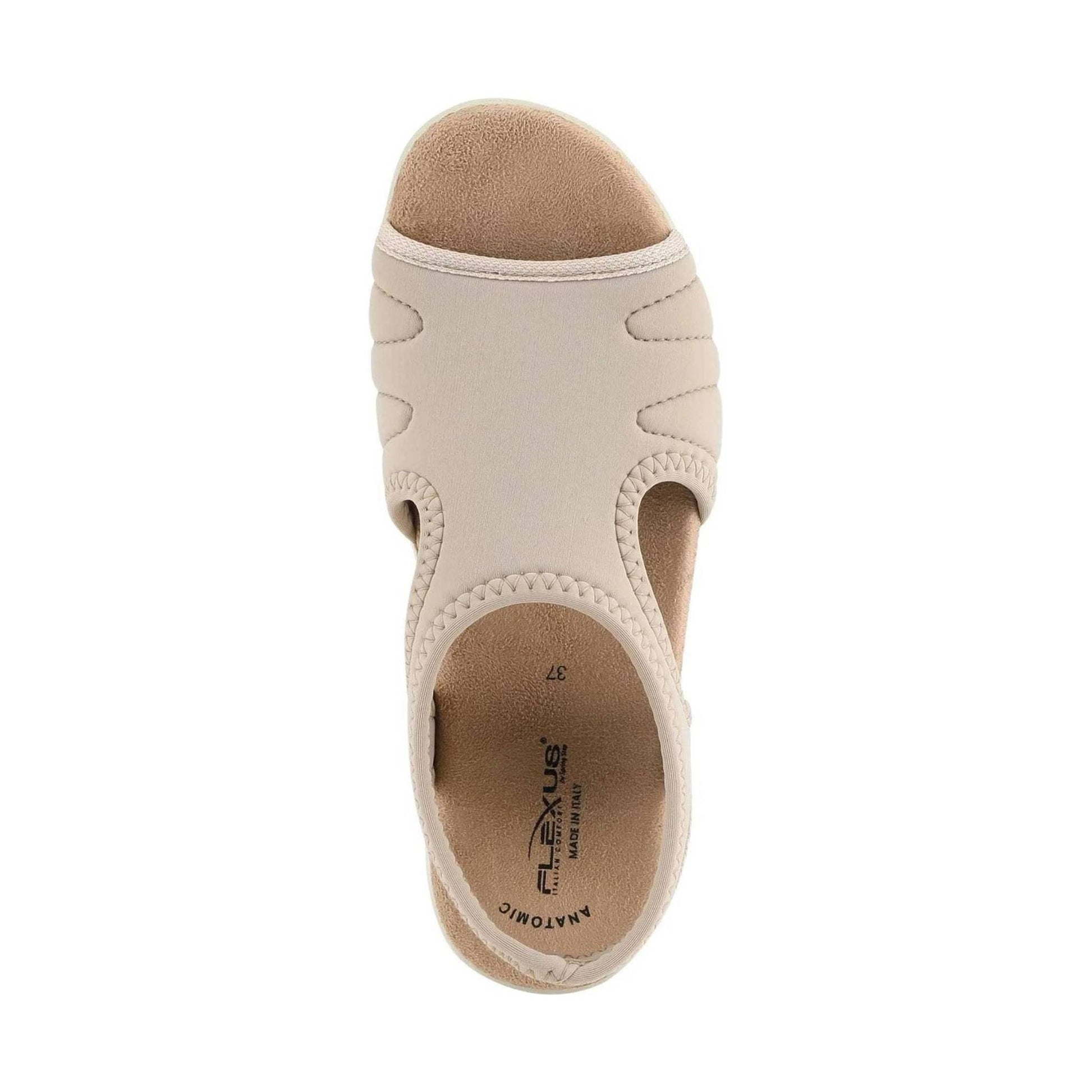 Flexus Women's Nyaman Sandal - Beige by Lenny's Shoe & Apparel