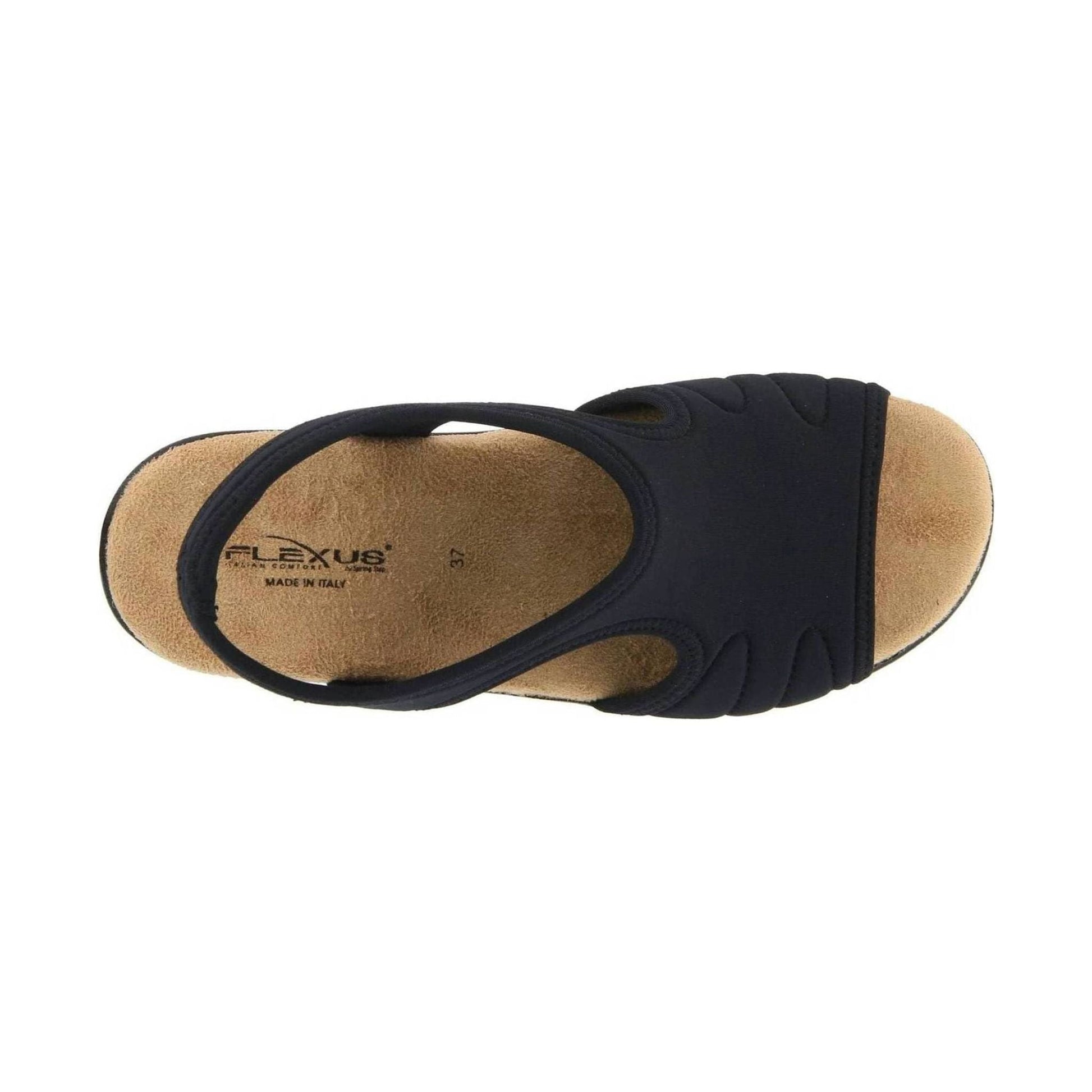 Flexus Women's Nyaman Sandal - Black by Lenny's Shoe & Apparel
