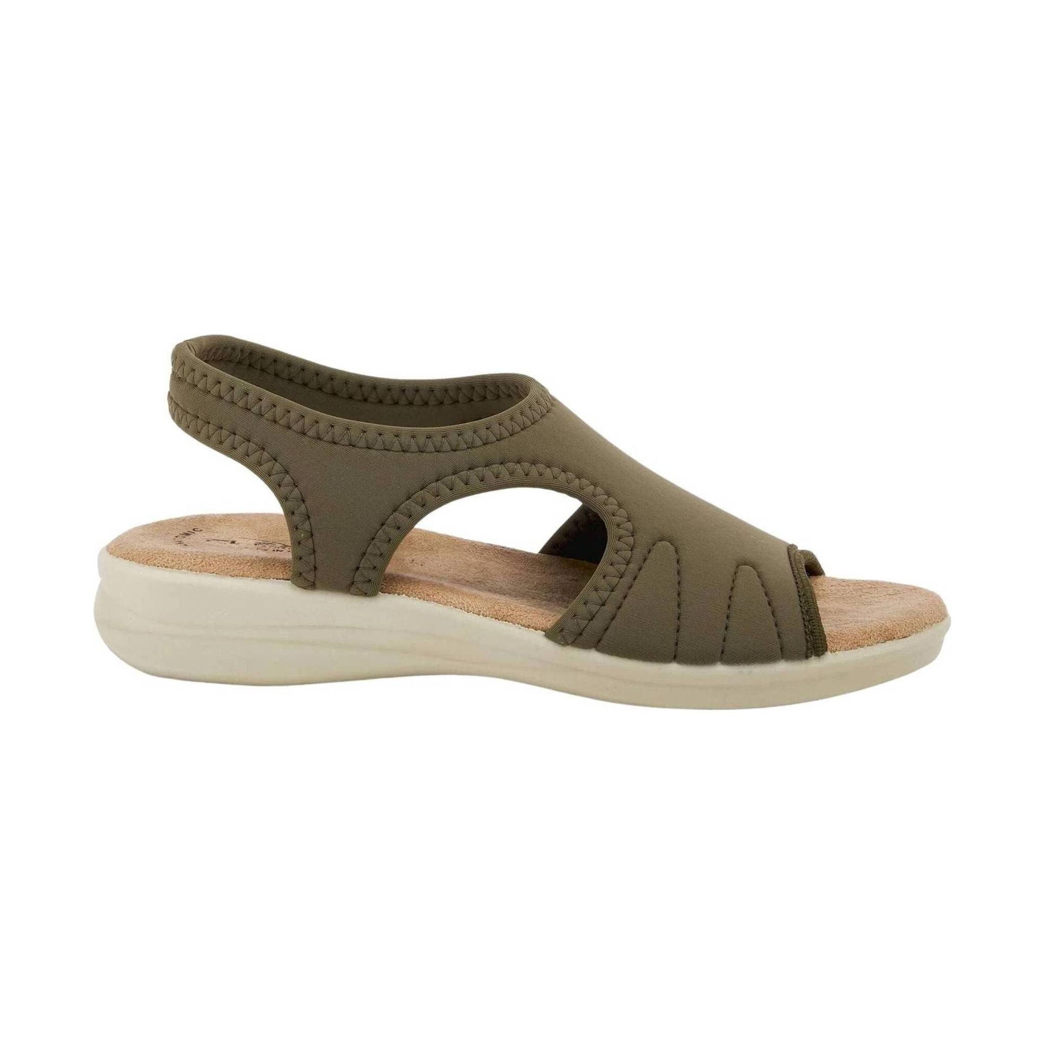 Flexus Women's Nyaman Sandal - Olive Green by Lenny's Shoe & Apparel