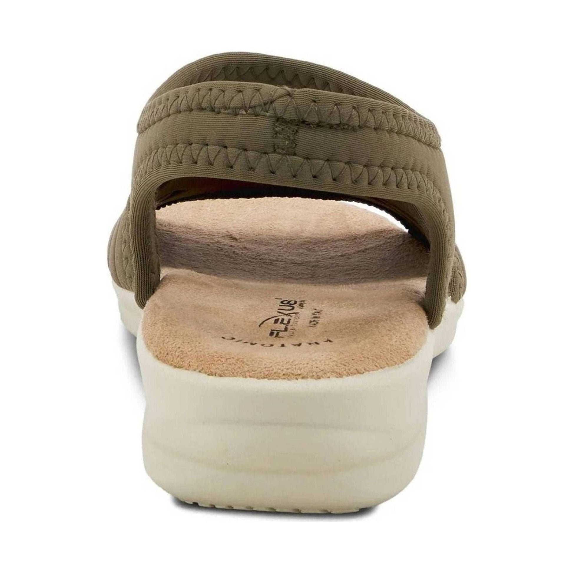 Flexus Women's Nyaman Sandal - Olive Green by Lenny's Shoe & Apparel